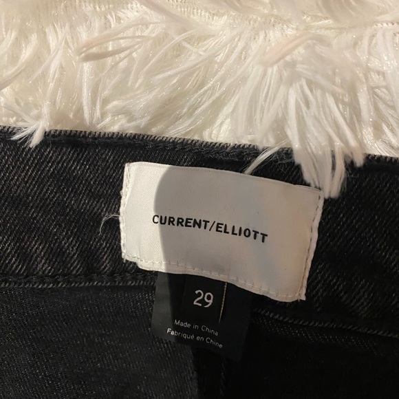 Current / Elliot faded black wide leg jean - Picture 7 of 8